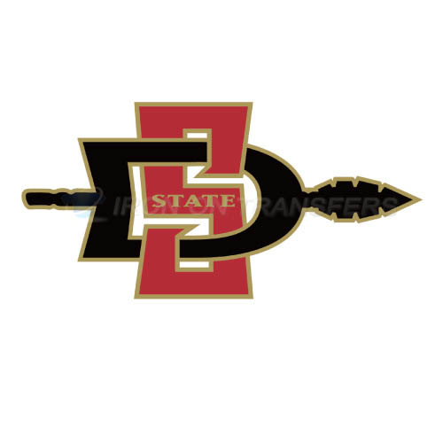 San Diego State Aztecs Logo T-shirts Iron On Transfers N6097 - Click Image to Close